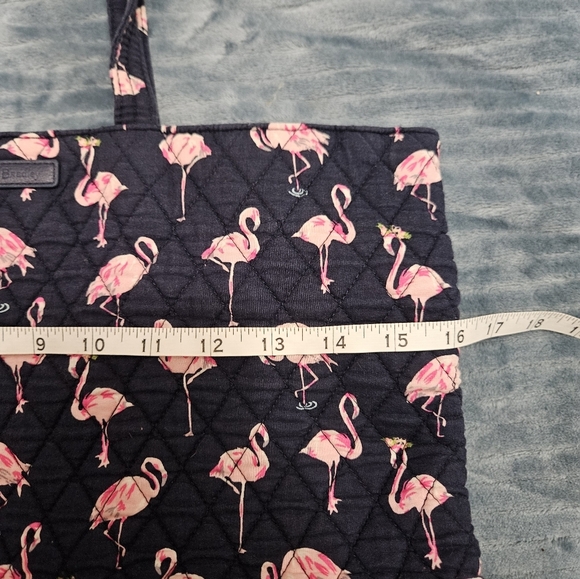 Vera Brsdley Flamingo Pattern Shoulder Bag! - Picture 5 of 7